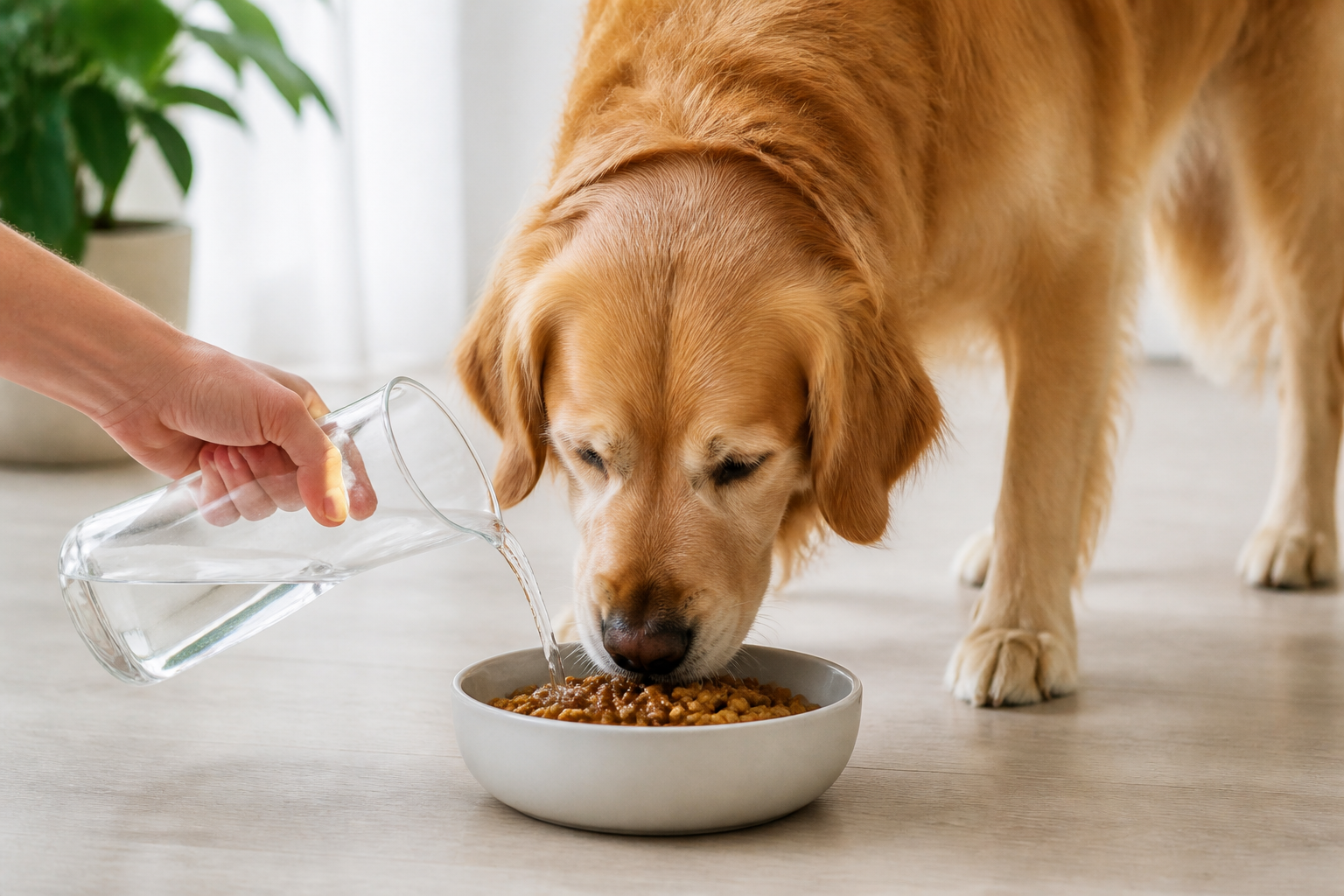 Why Add Water to Dry Dog Food