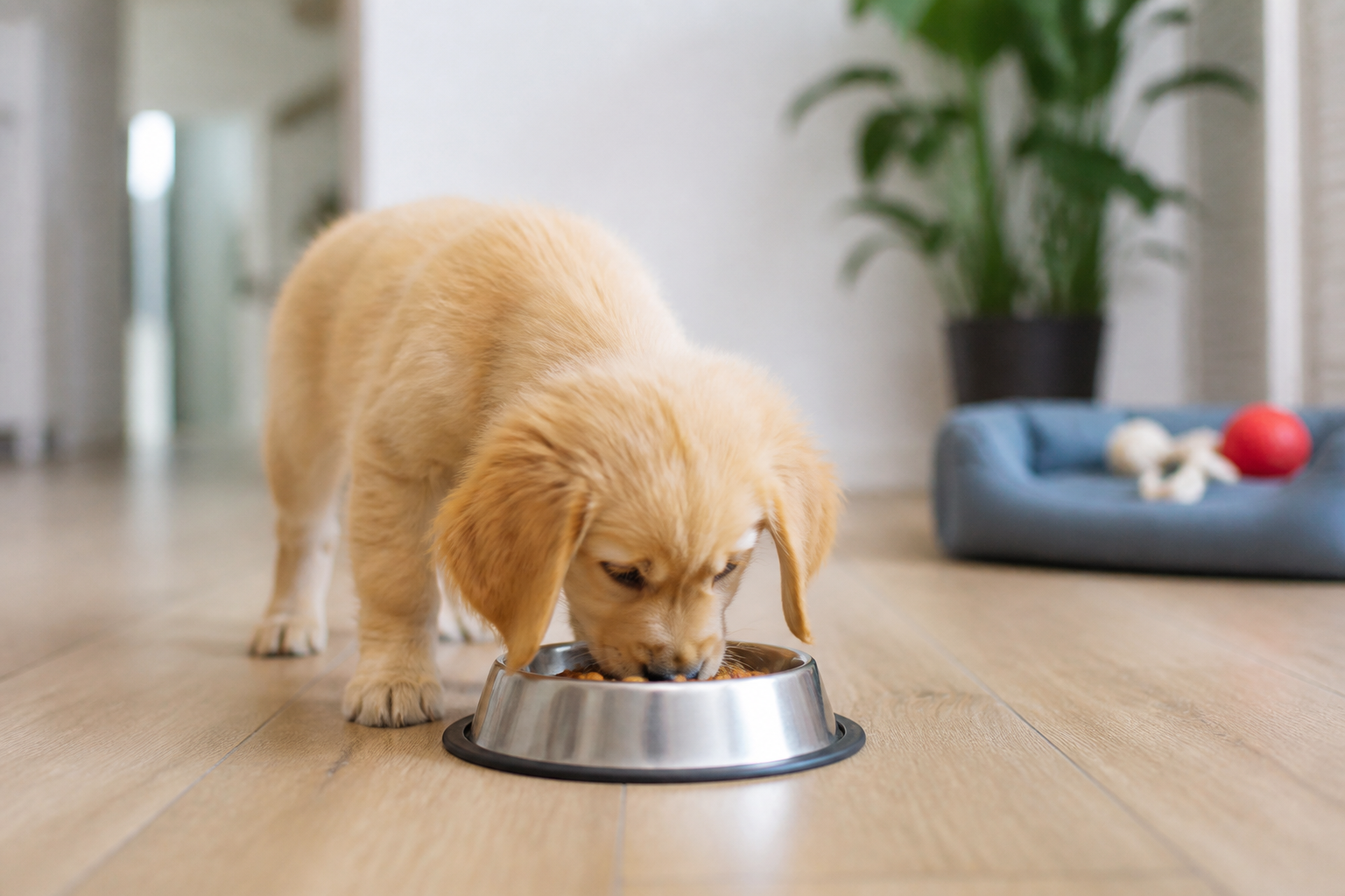 When Can My Puppy Eat Dry Dog Food?