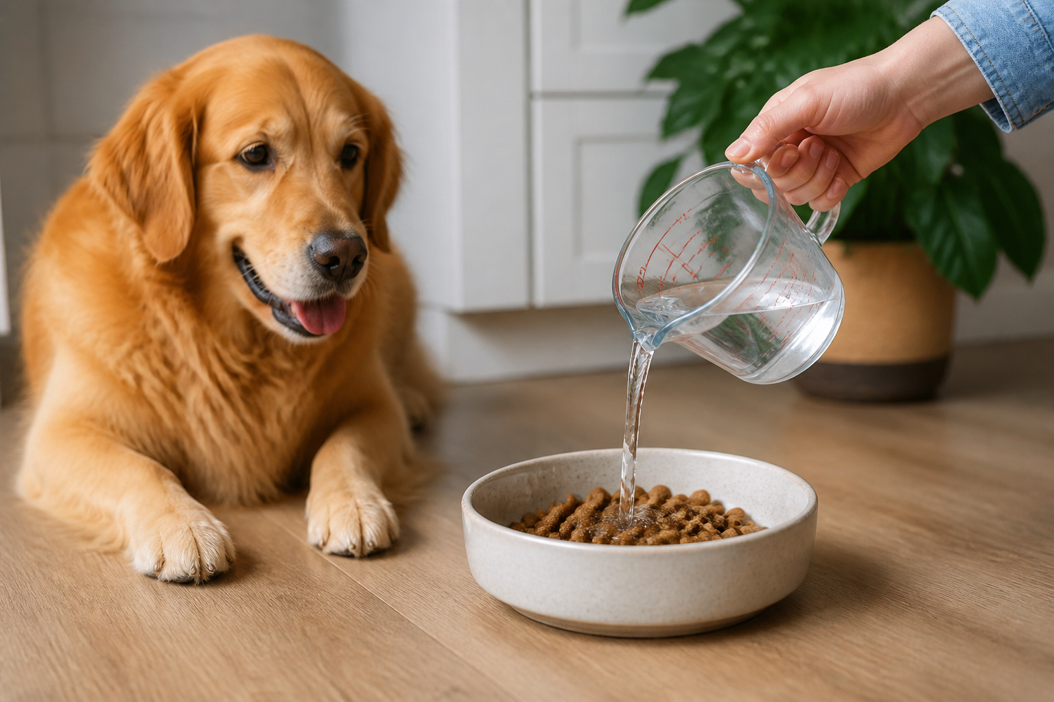 How to Turn Dry Dog Food Into Wet Dog Food