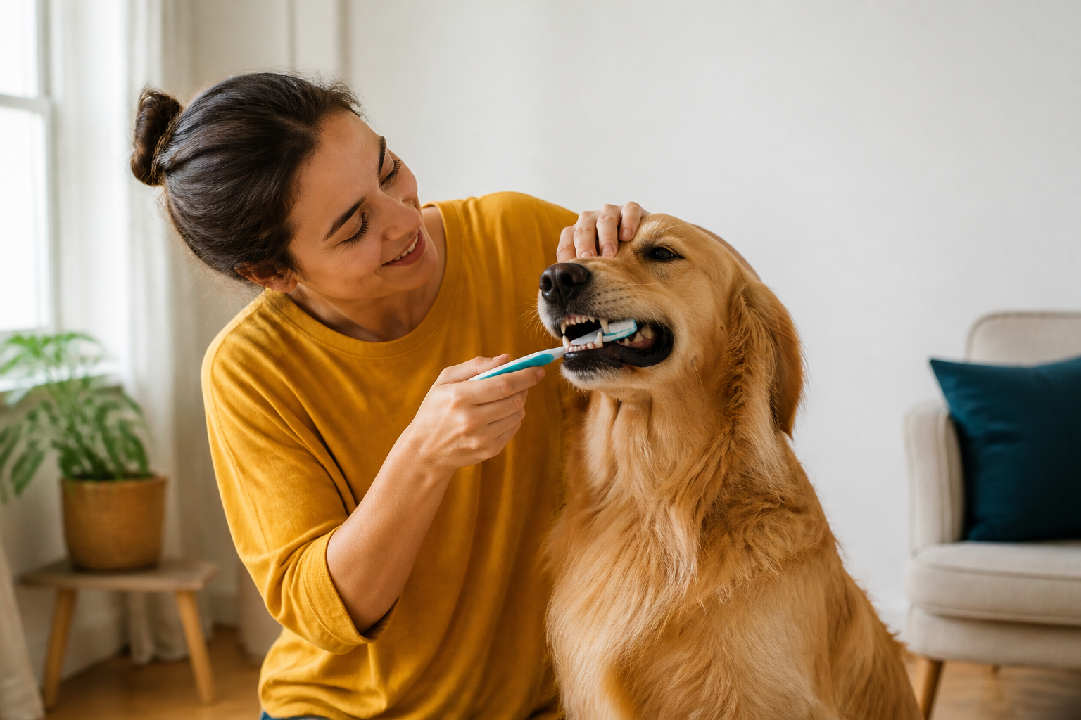 How to Clean Dogs Teeth Without Going to the Vet