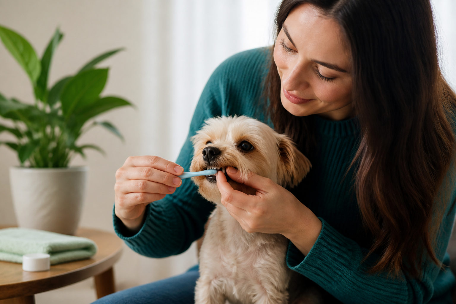 How to Clean Small Dog's Teeth at Home