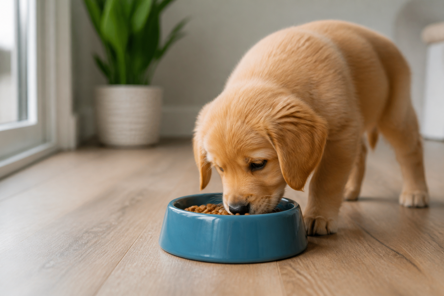 What Age Can Puppies Eat Dry Dog Food?