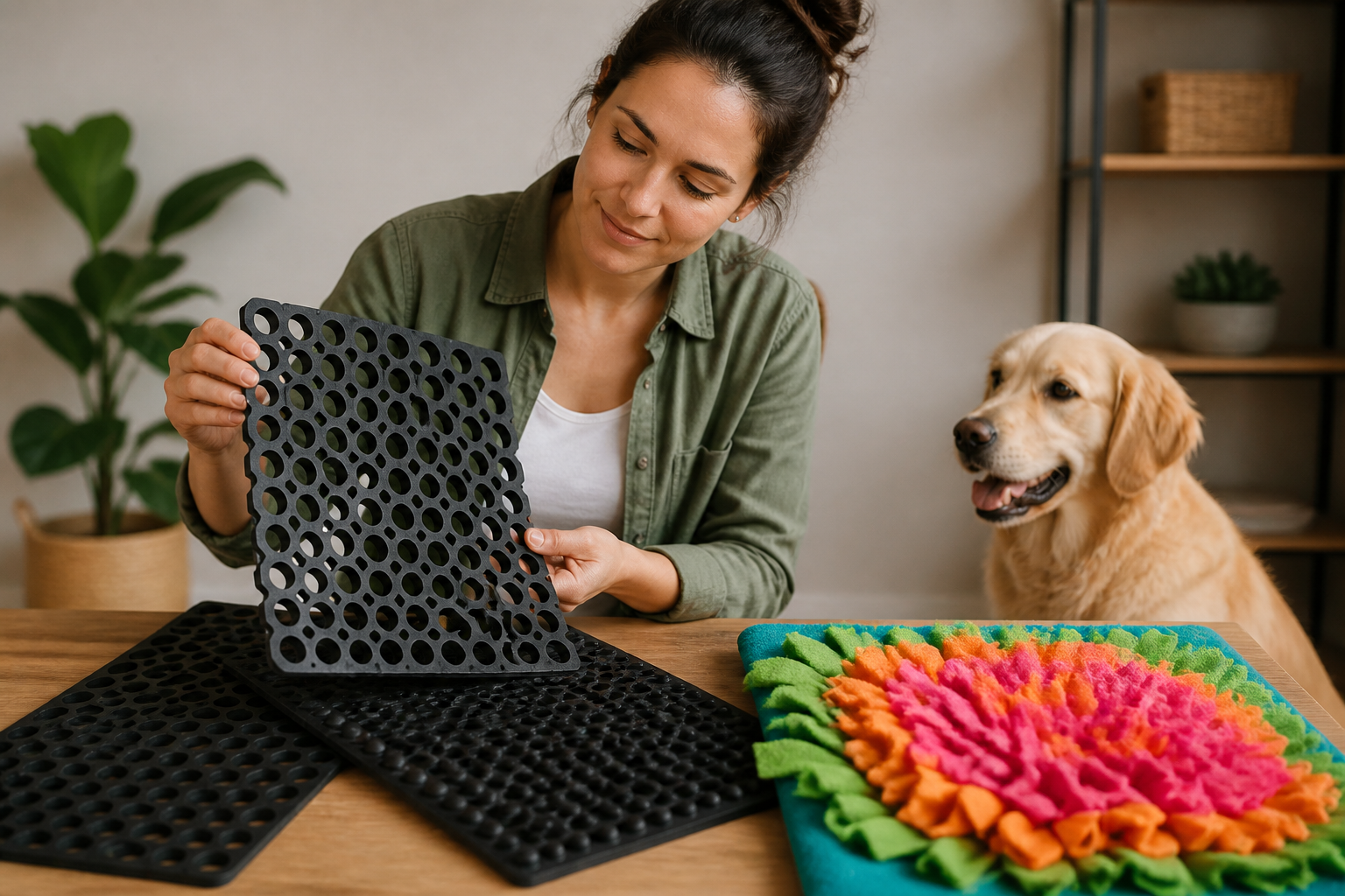 Choosing the Best Rubber Mat With Holes for Snuffle Mat DIY