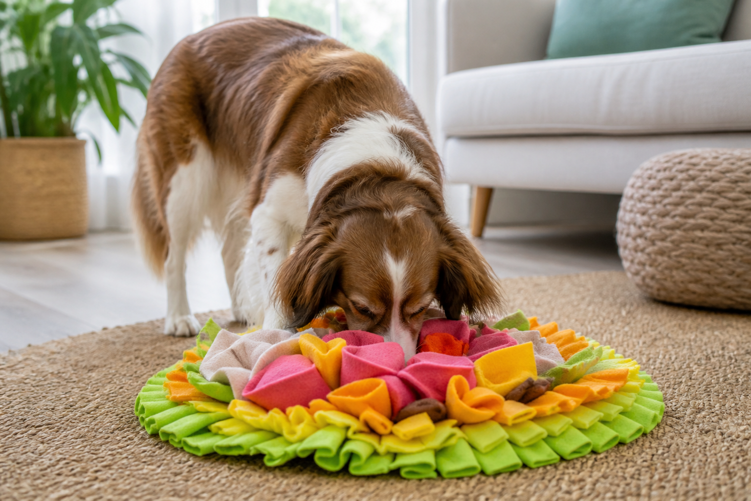 How a Flower Snuffle Mat Boosts Your Dog's Mental Health