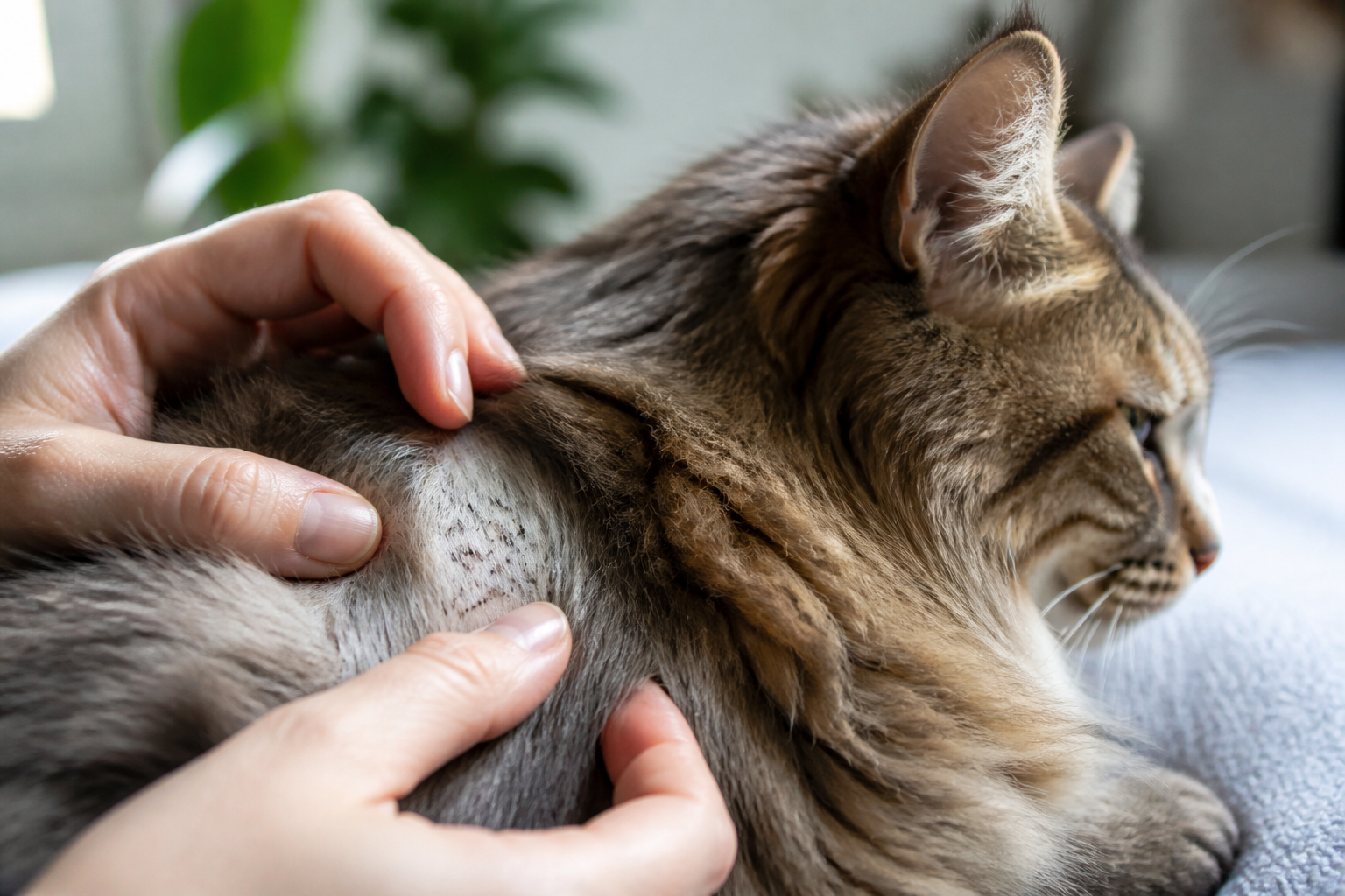 Dandruff Black Specks in Cat Fur Not Fleas