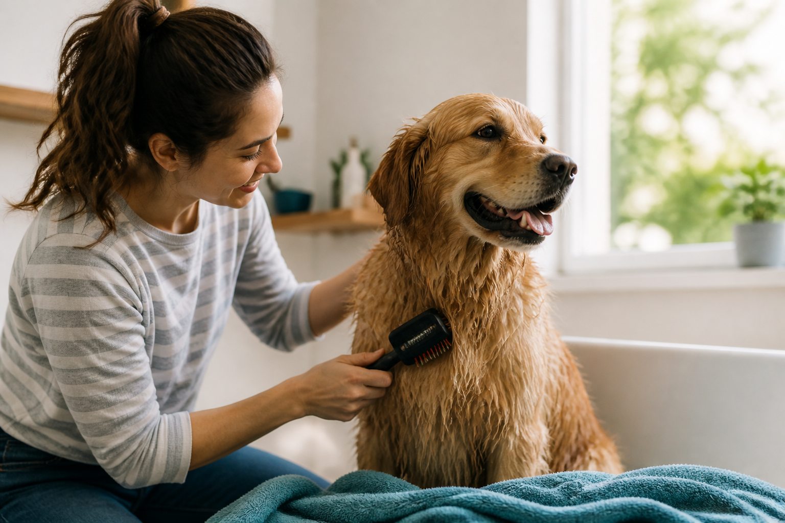 Can You Brush a Wet Dog? What You Need to Know