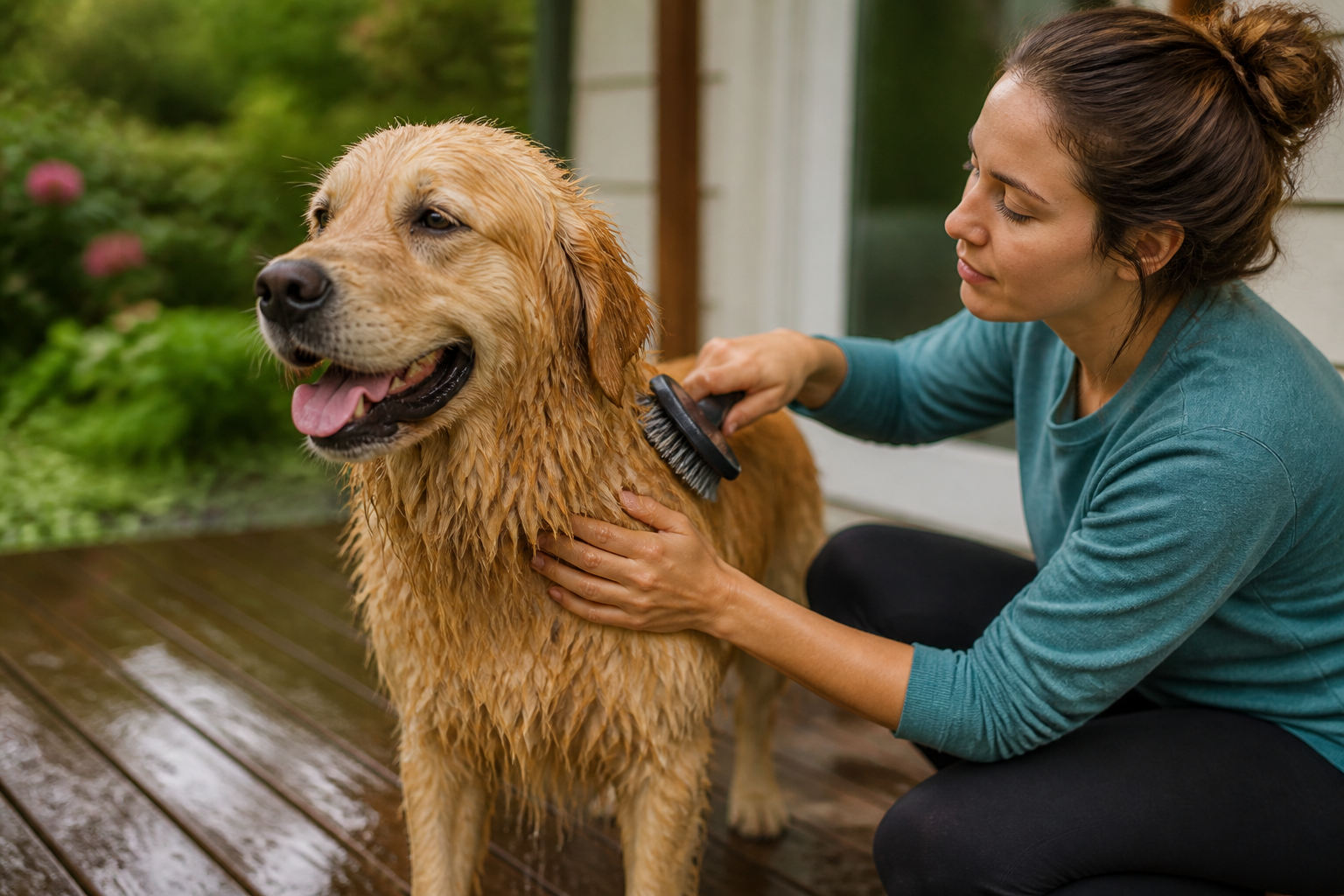 Can You Brush a Dog While Wet?