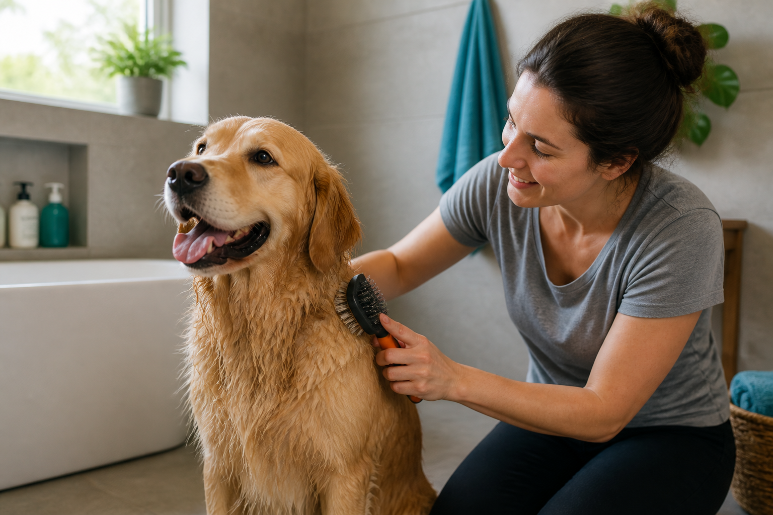 Do I Brush My Dog Before or After a Bath?