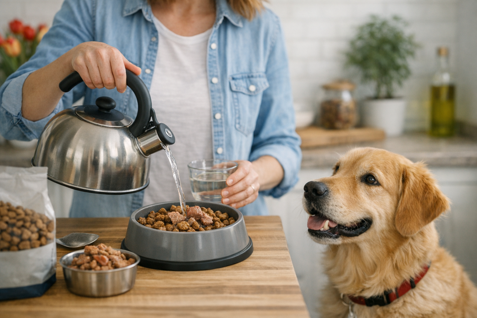 How to Wet Dry Dog Food for Better Digestion and Hydration