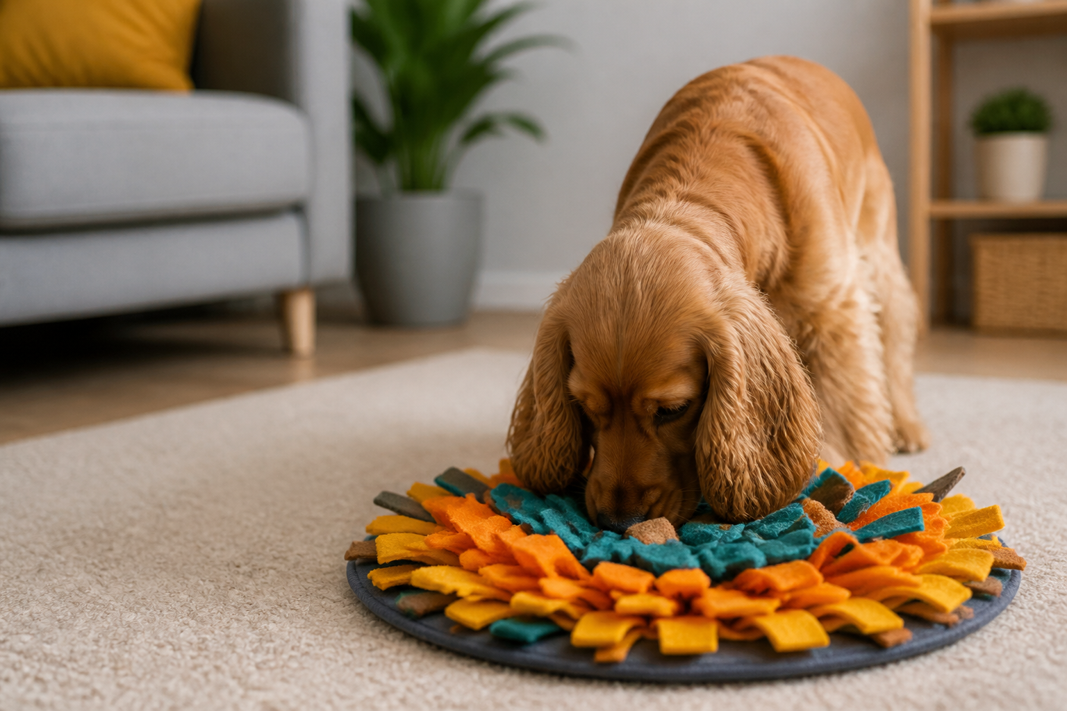Why a Snuffle Mat for Cocker Spaniel Enrichment Is a Must