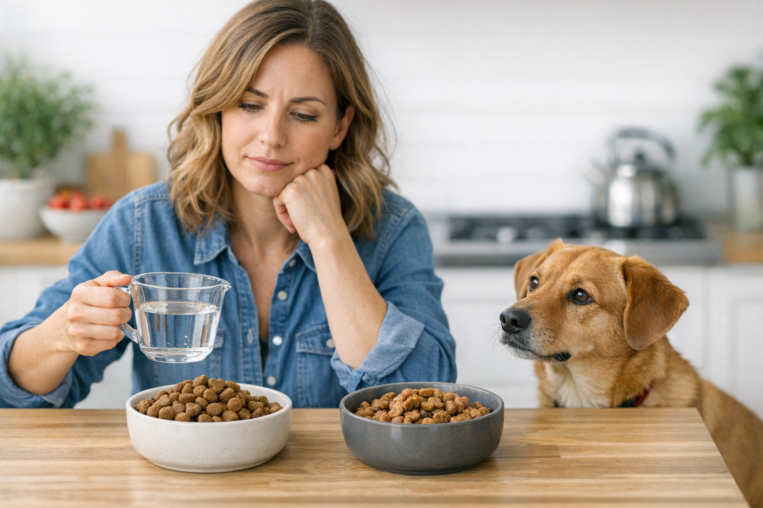 Should I Add Water to Dry Dog Food?