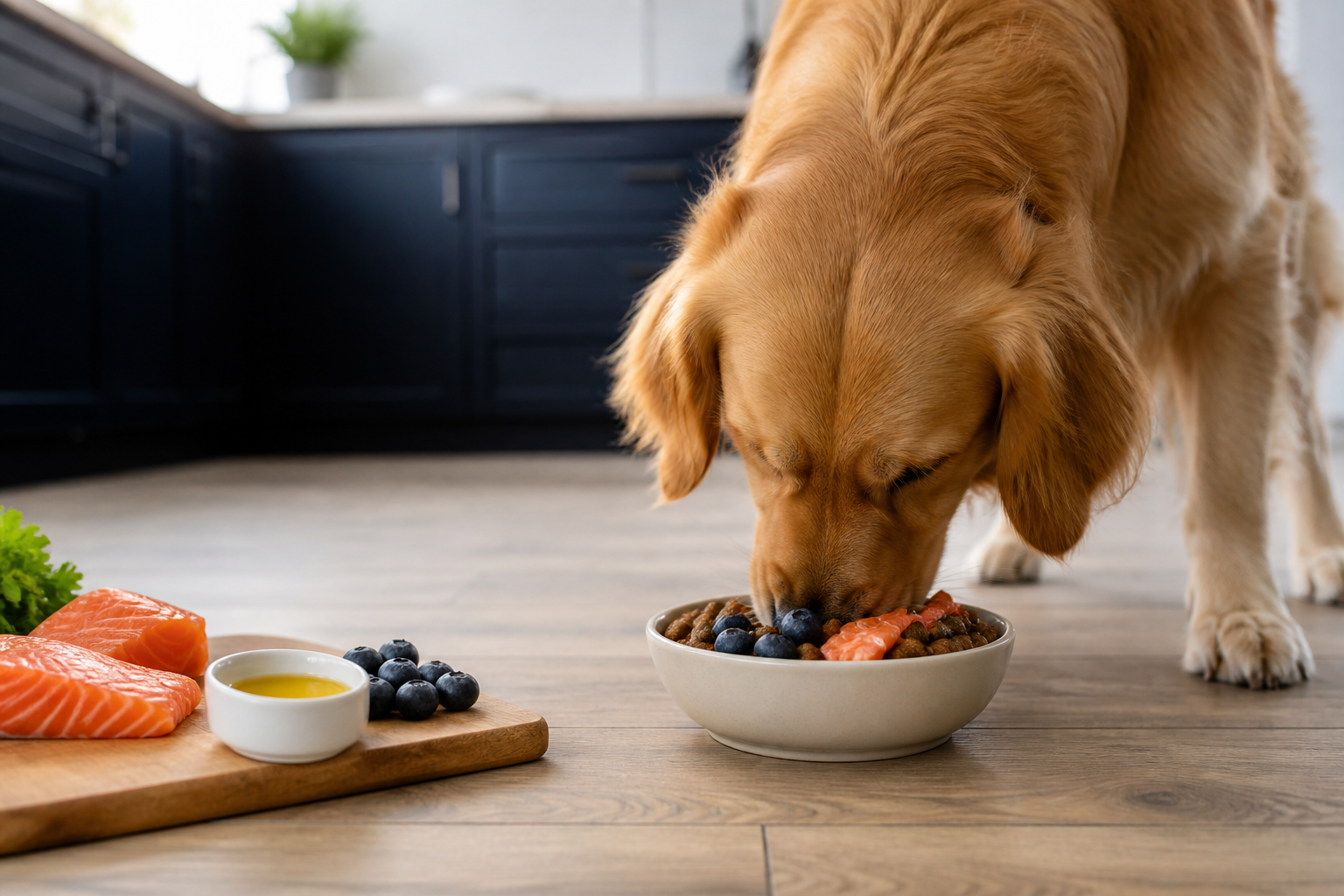 What to Add to Dog Food for Dry Skin