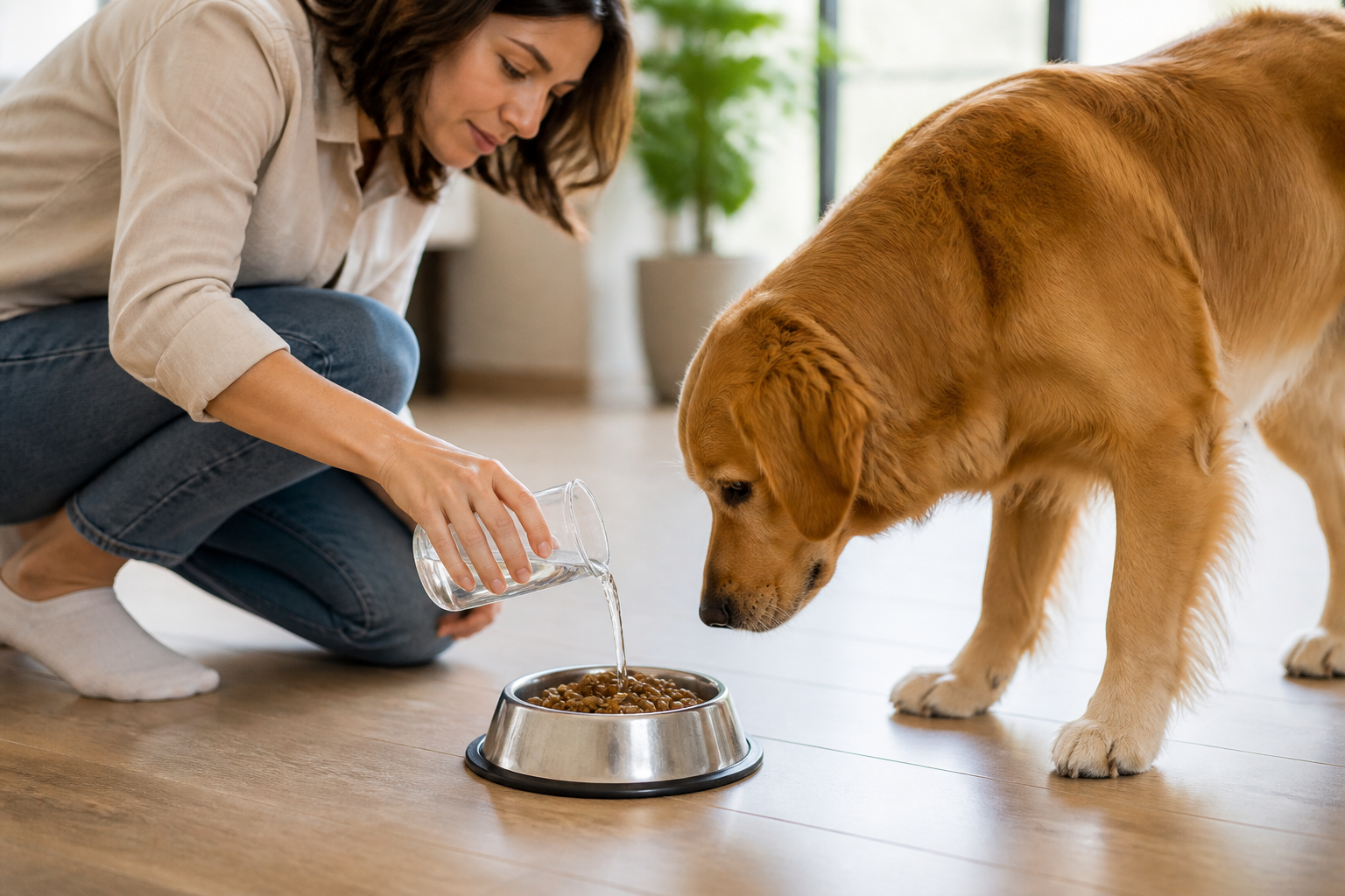 Can I Add Water to Dry Dog Food?