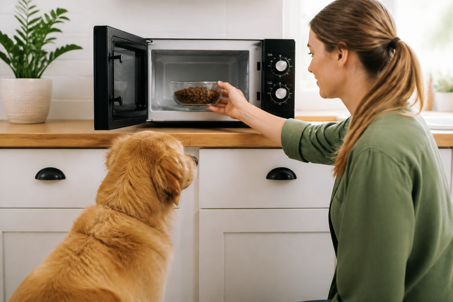Can You Microwave Dry Dog Food Safely for Your Pet