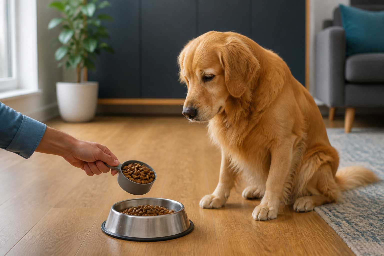 How Much Dry Dog Food Per Day by Weight