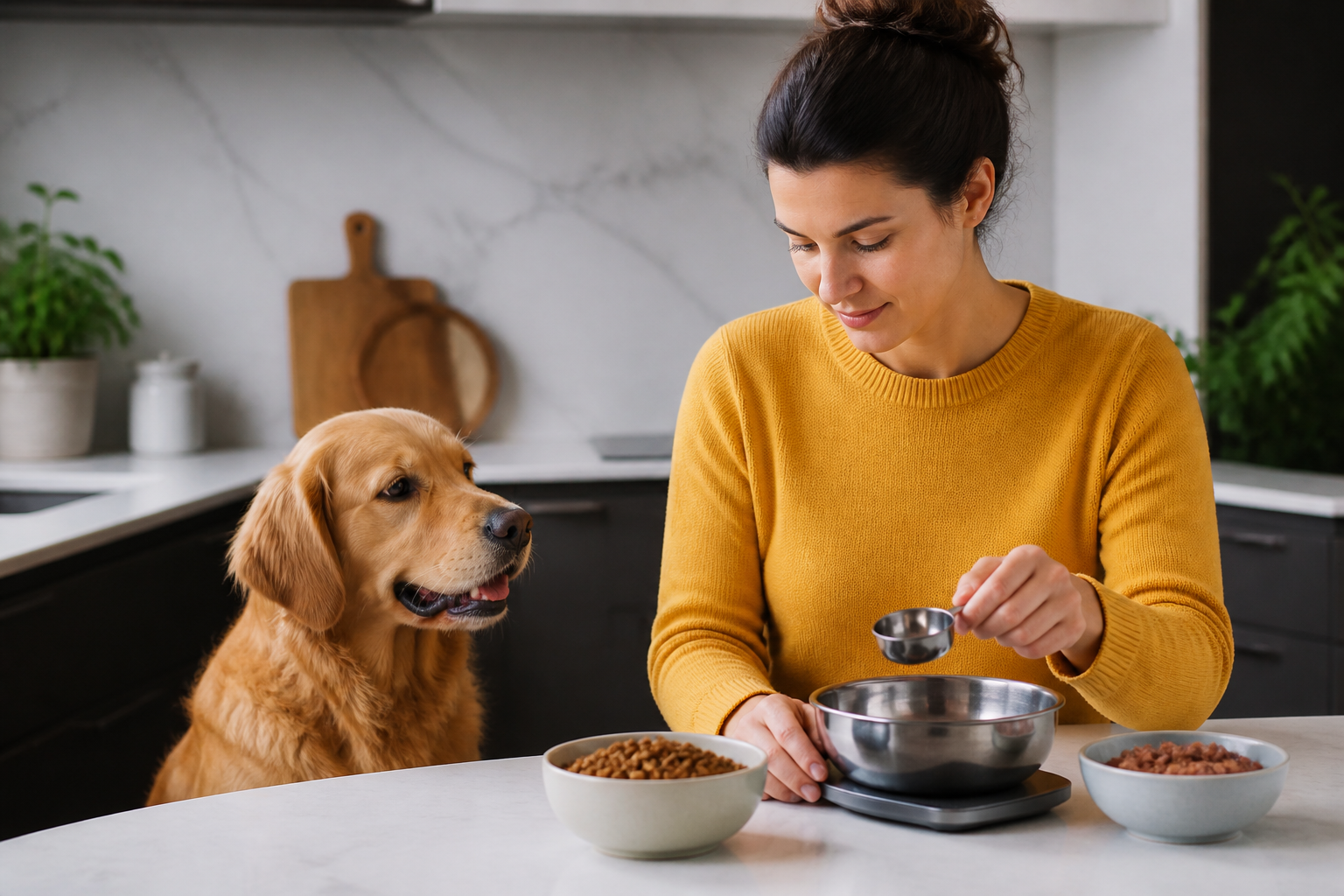 Calculating How Much Wet and Dry Food to Feed Dog Daily