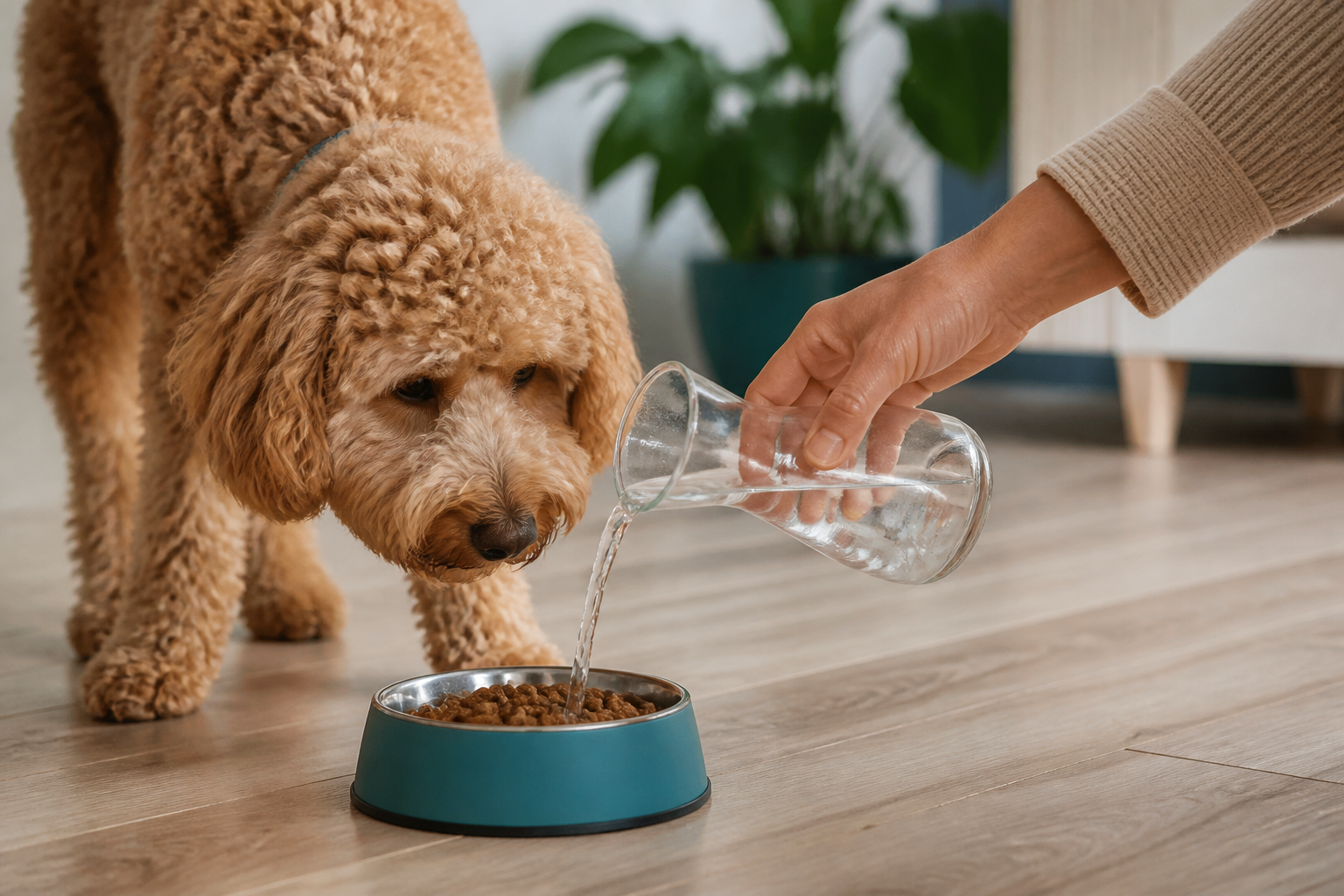 Is It OK to Put Water on Dry Dog Food?