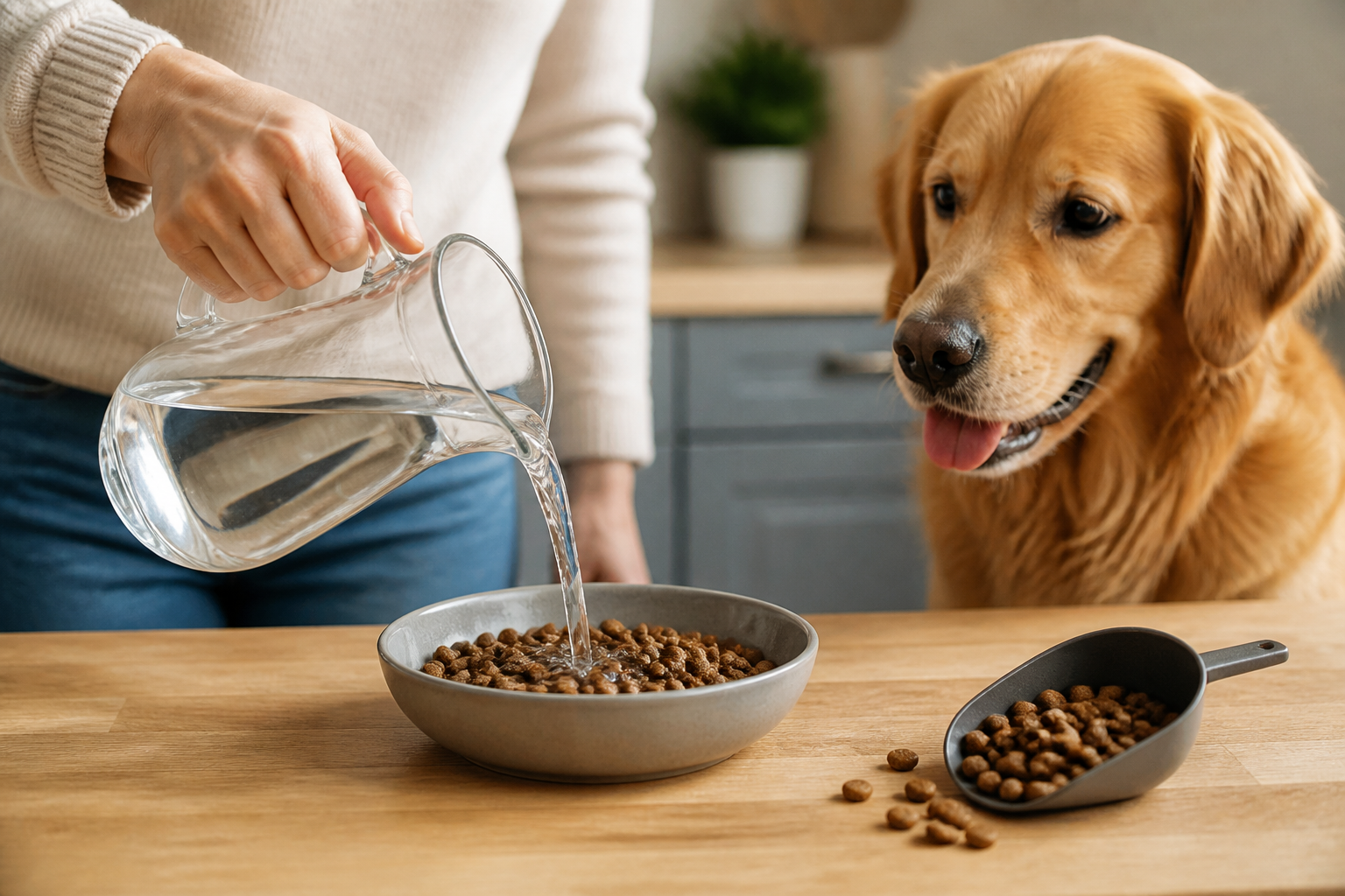 How to Make Wet Dog Food Out of Dry