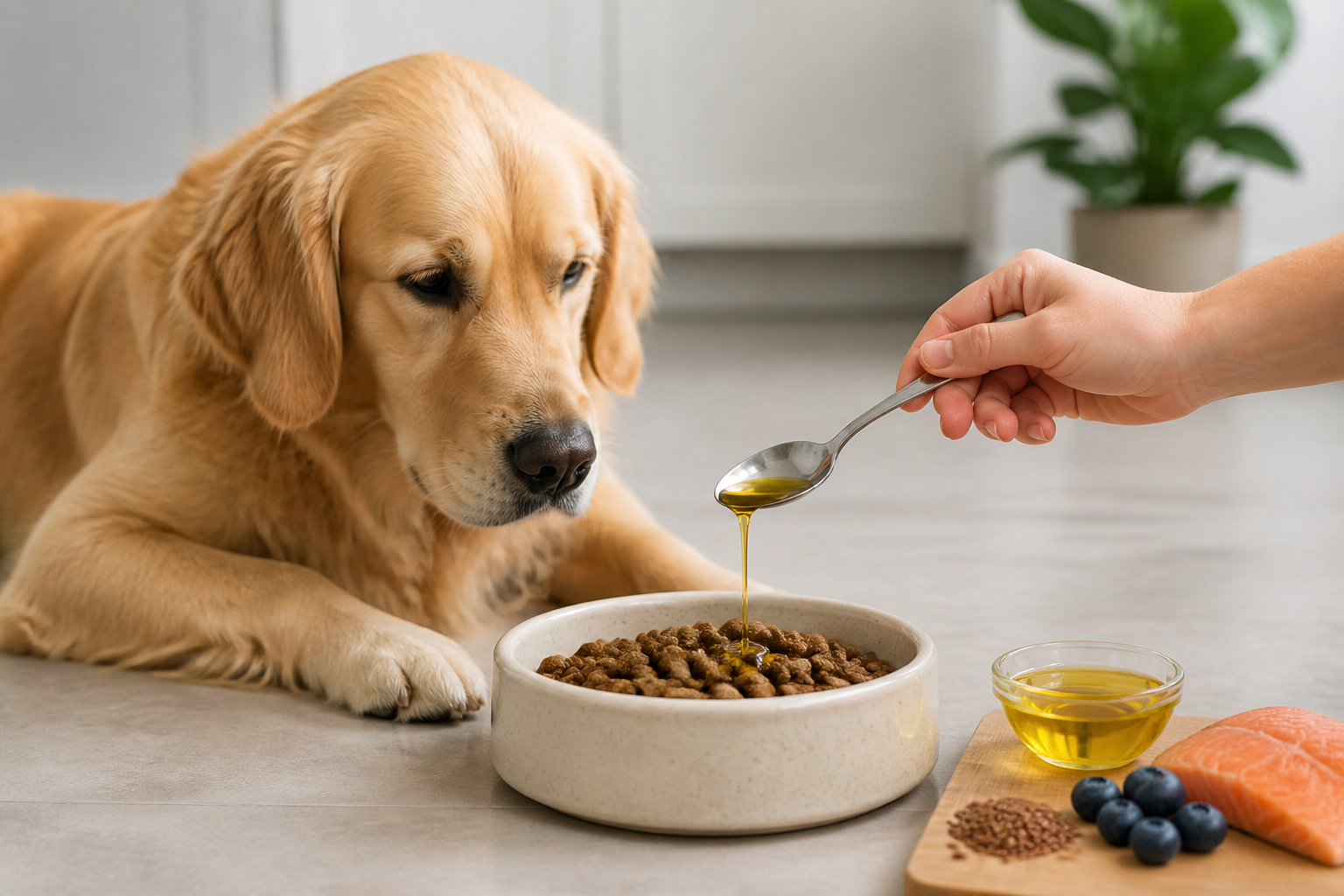 What Can You Add to Dog Food for Dry Skin