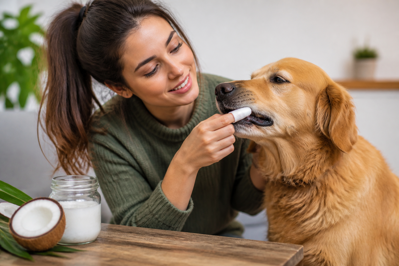 Can You Clean Dogs Teeth With Coconut Oil