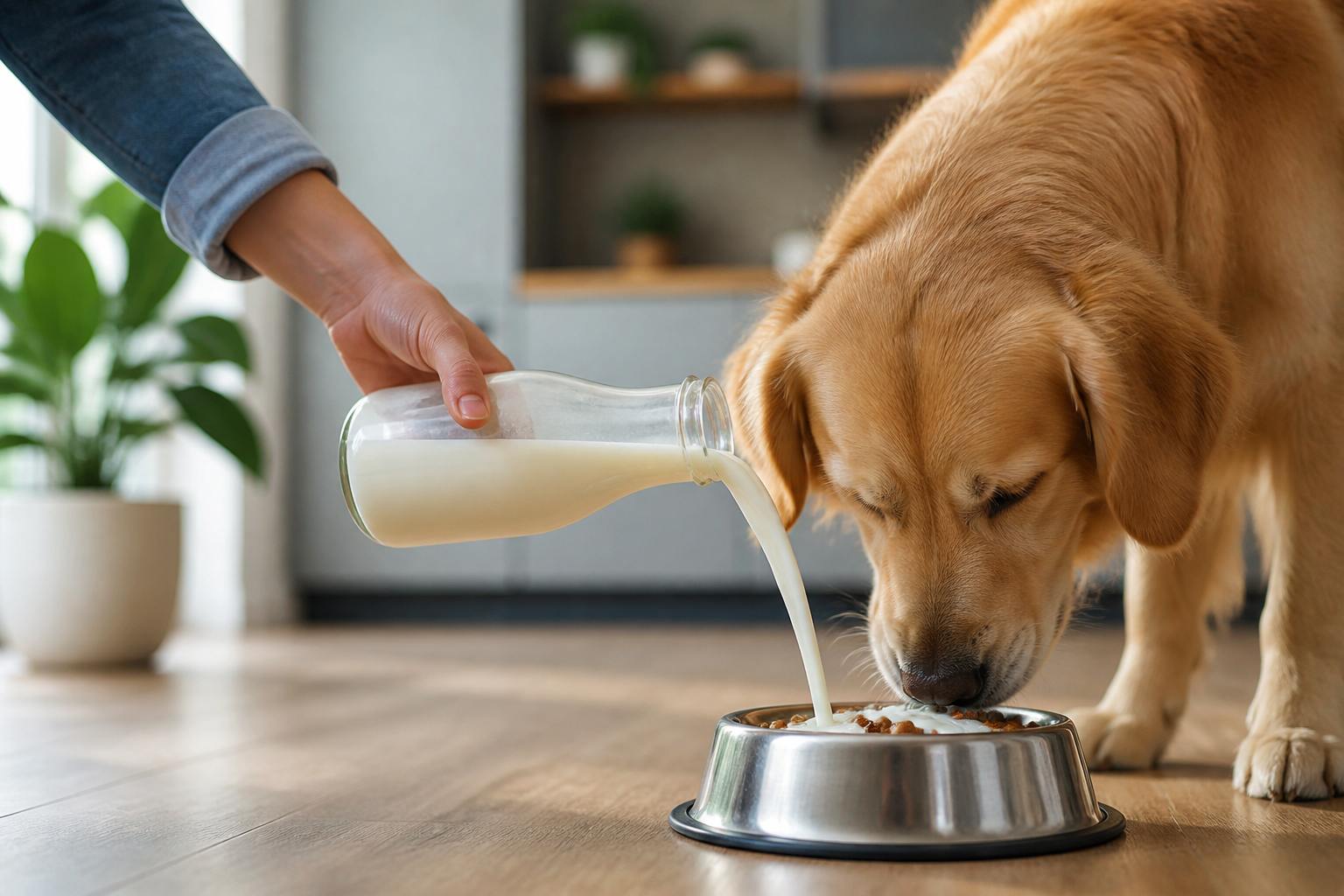 Should You Add Milk to Dry Dog Food