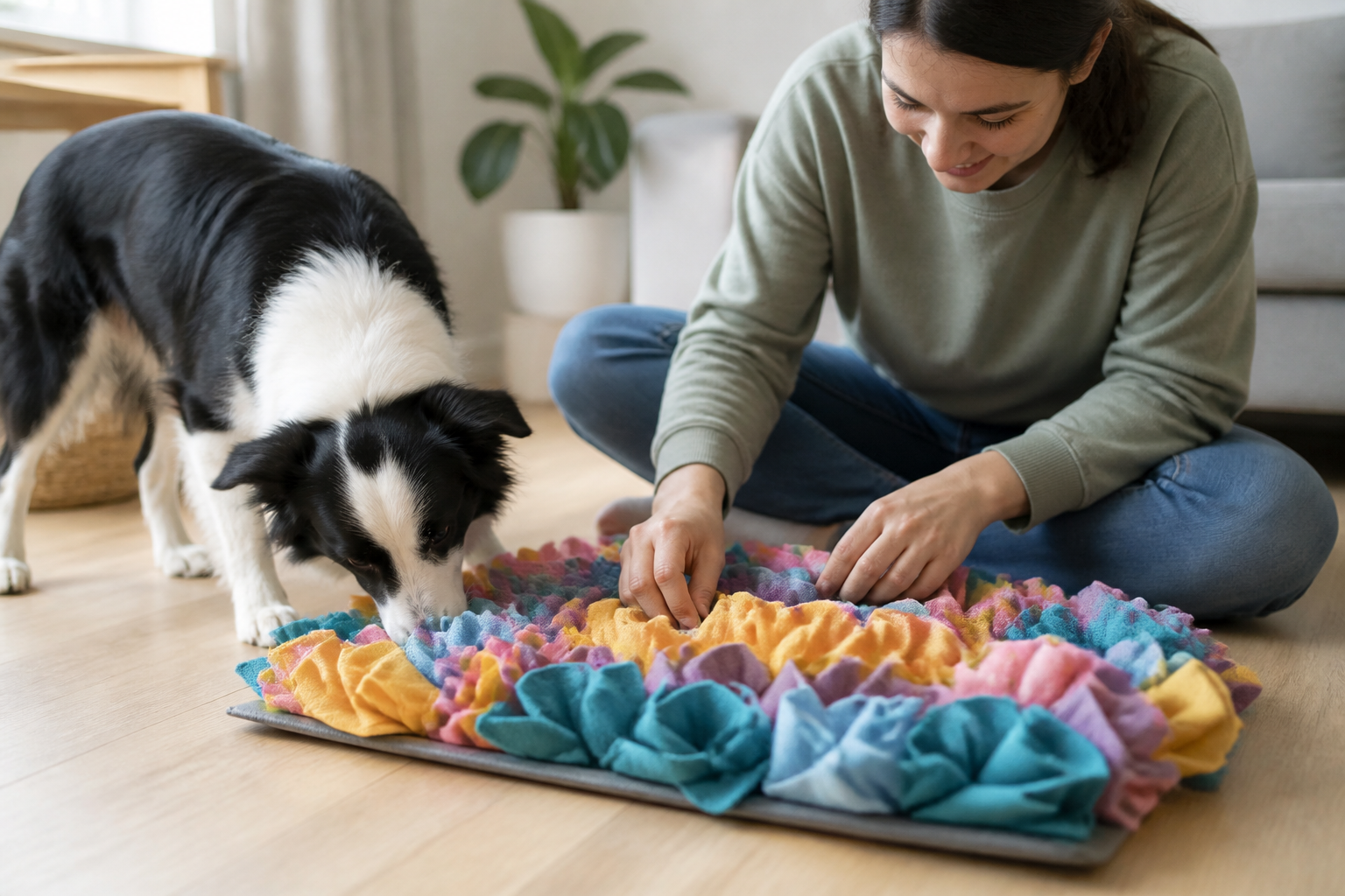 How to Make a Homemade Snuffle Mat for Dogs