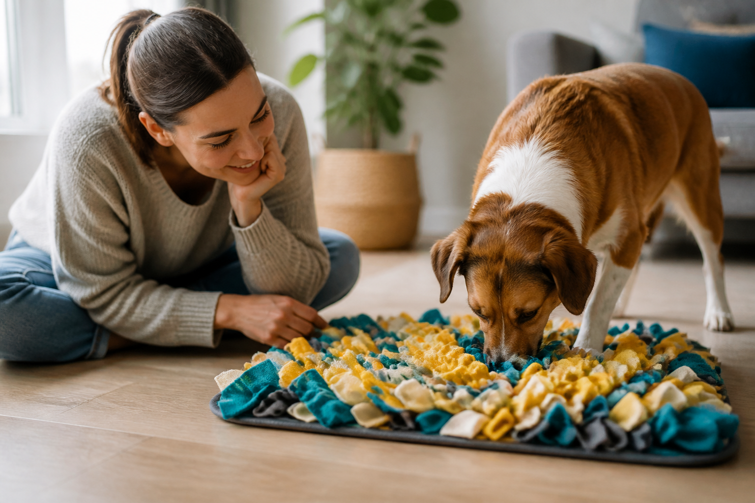 Choosing the Best Snuffle Mat Pattern for Dog Enrichment