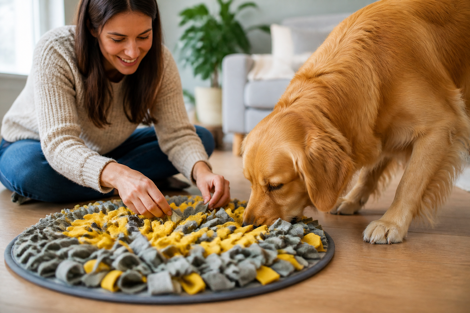 How to Make a Simple Snuffle Mat Homemade for Your Dog