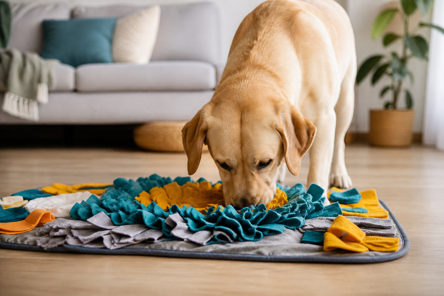 The Benefits of Using a Snuffle Play Mat for Dogs