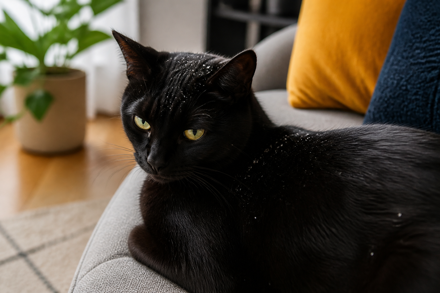 My Cat Looks Like She Has Dandruff