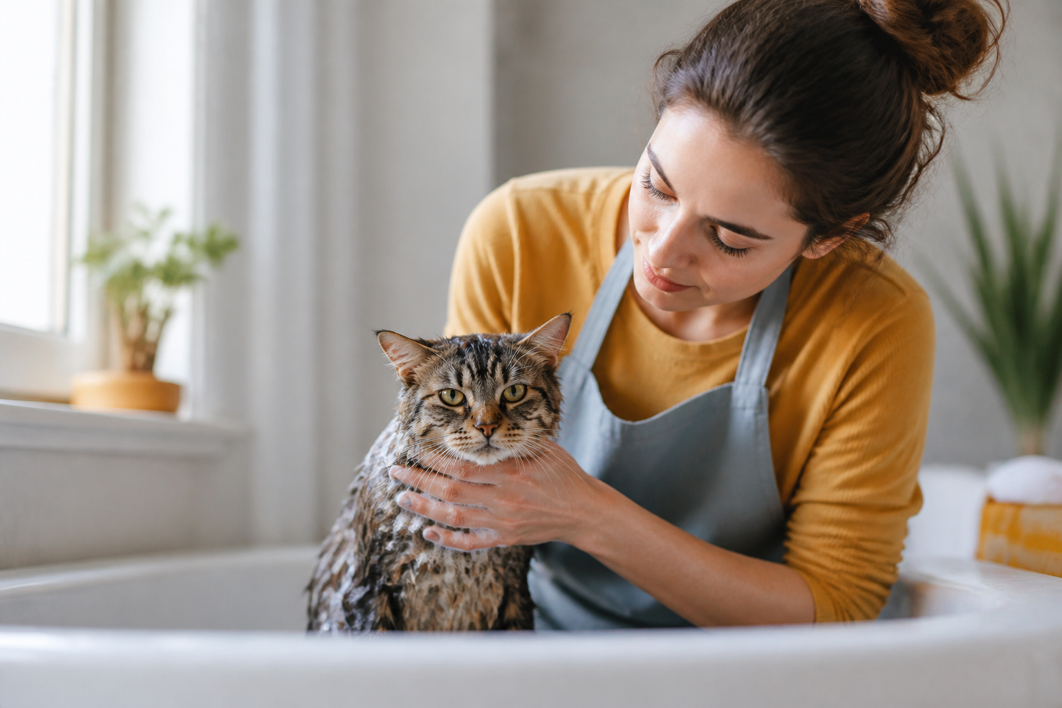 Should I Wash My Cat If He Has Dandruff?