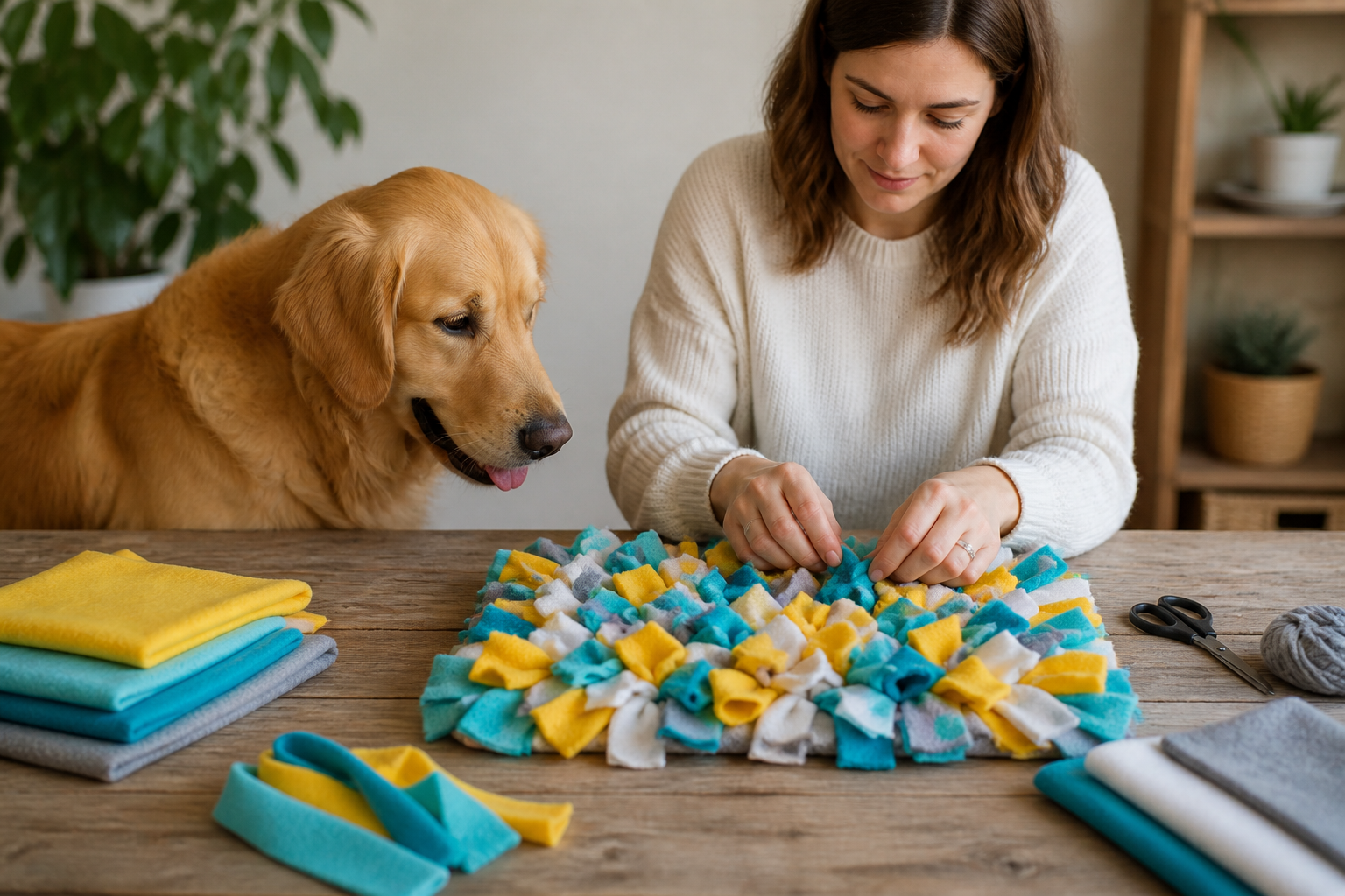 Step-by-Step Guide to Making a Snuffle Mat for Dogs