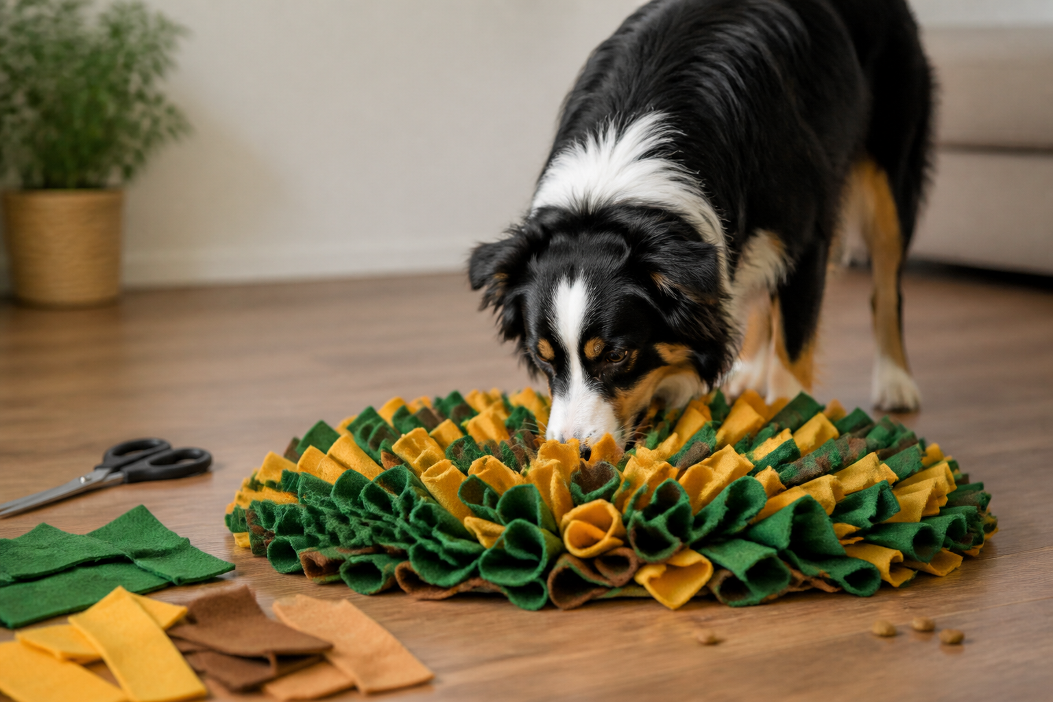 How to Make a Dog Snuffle Mat for Easy Enrichment