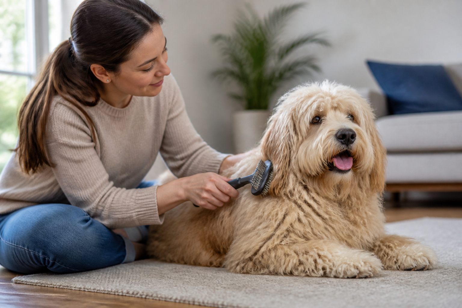 How to Brush Matted Dog Hair Without Hurting Your Pet