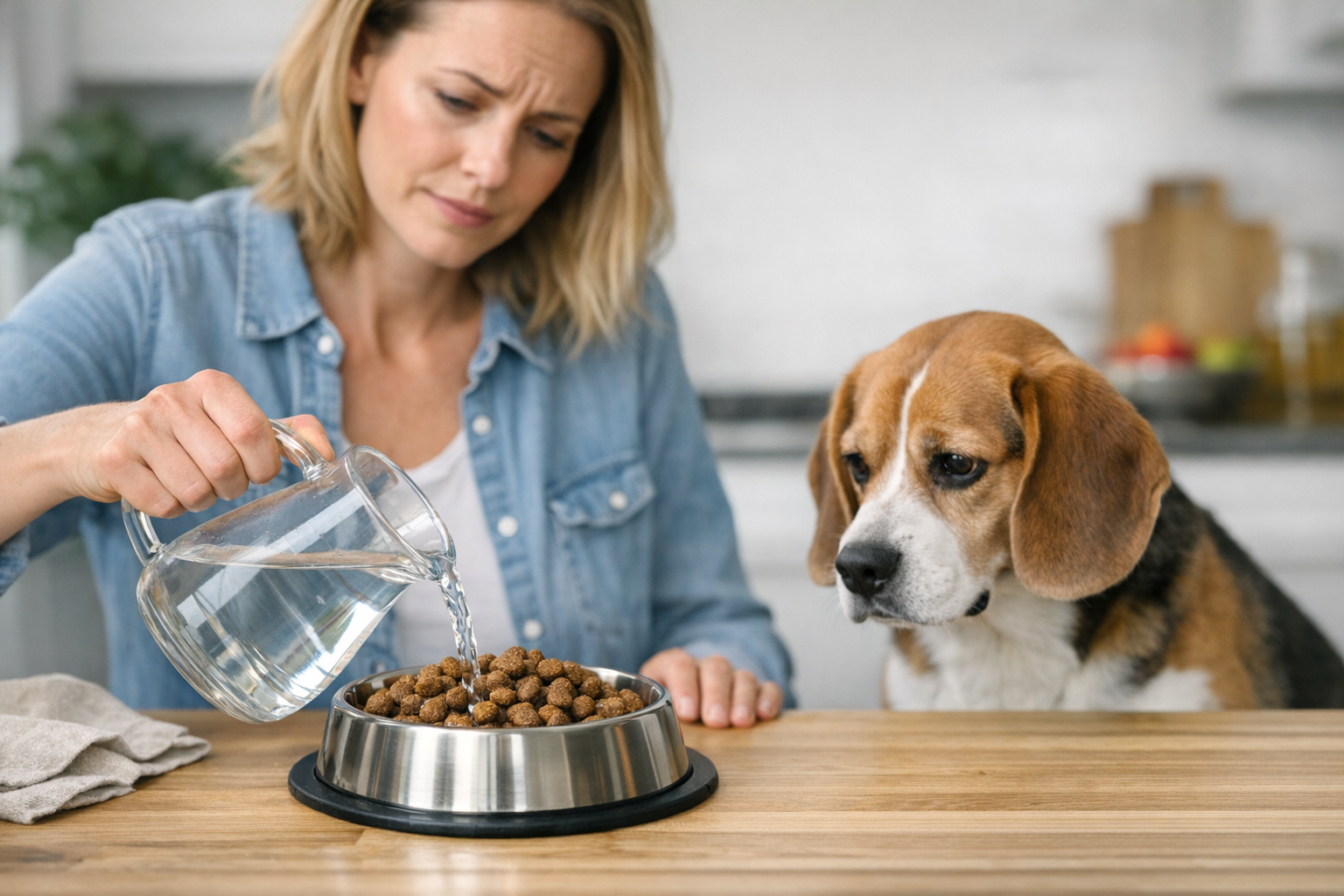 Can Adding Water to Dry Dog Food Cause Diarrhea?