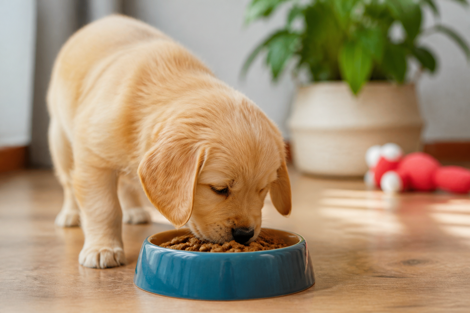 When Do Puppies Start Eating Dry Dog Food