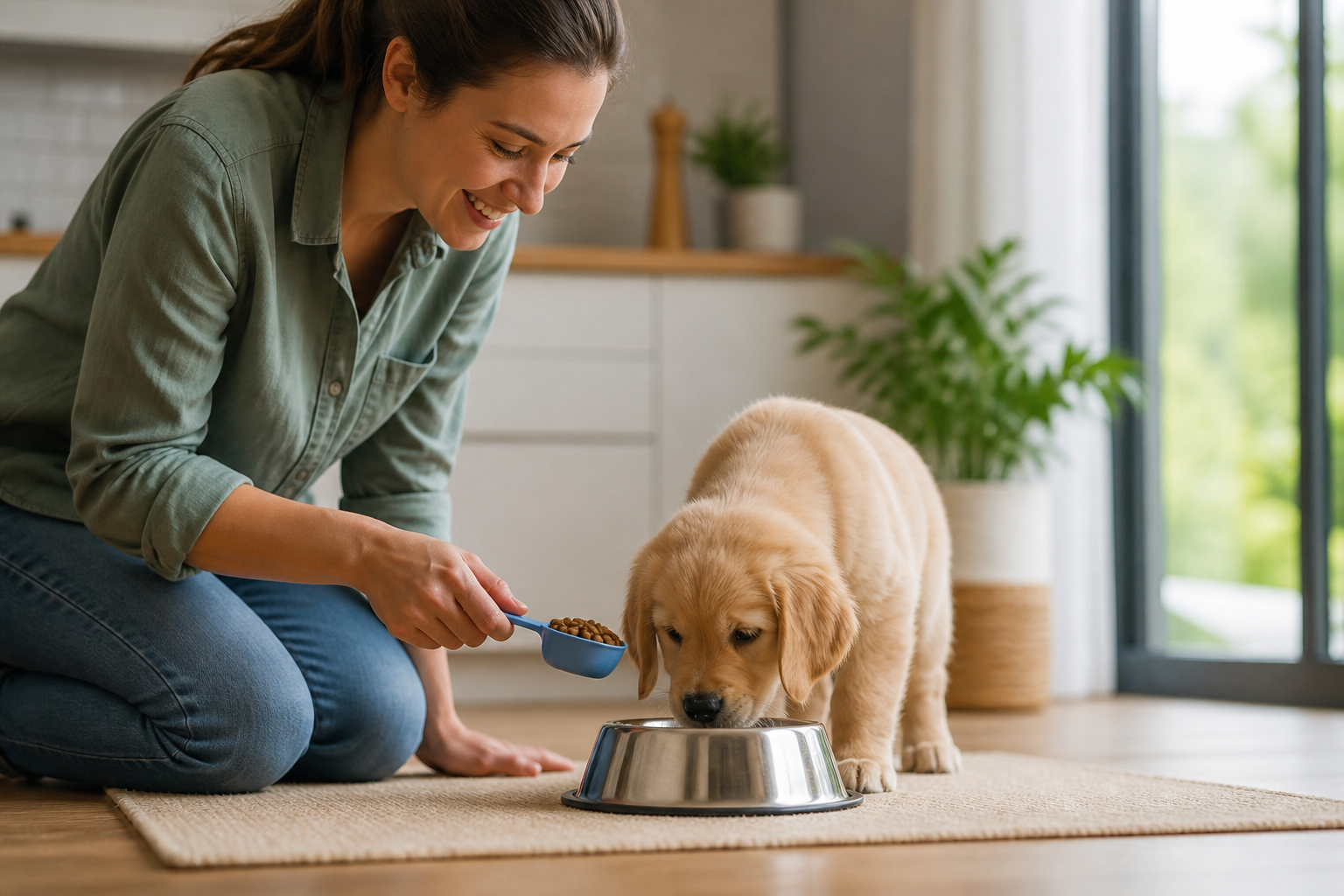 How Much Dry Dog Food to Feed Puppy: Portions and Schedules