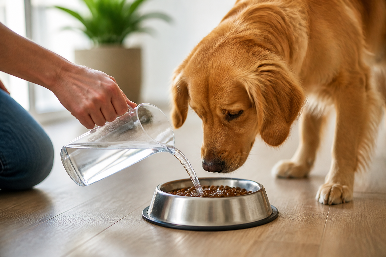 Should You Put Water on Dry Dog Food?