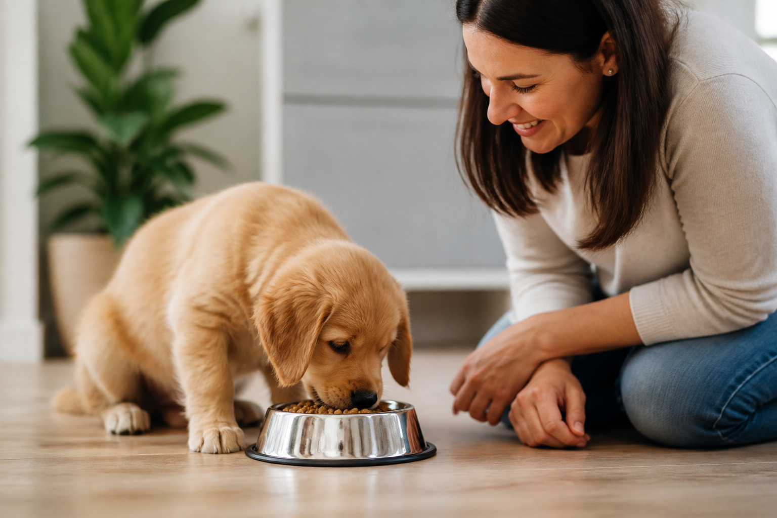 How to Get My Puppy to Eat Dry Dog Food