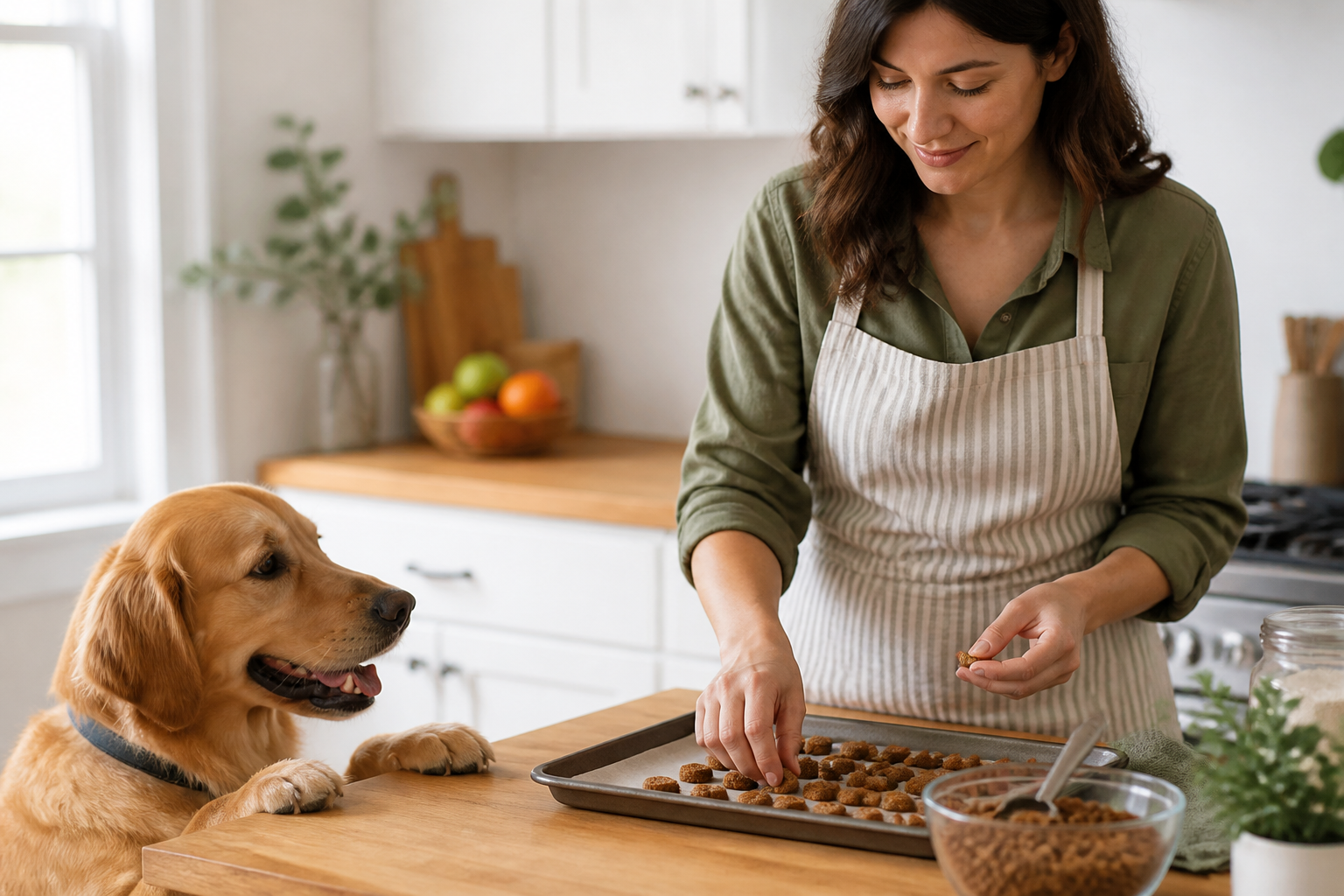 How to Make Dry Dog Food Into Treats