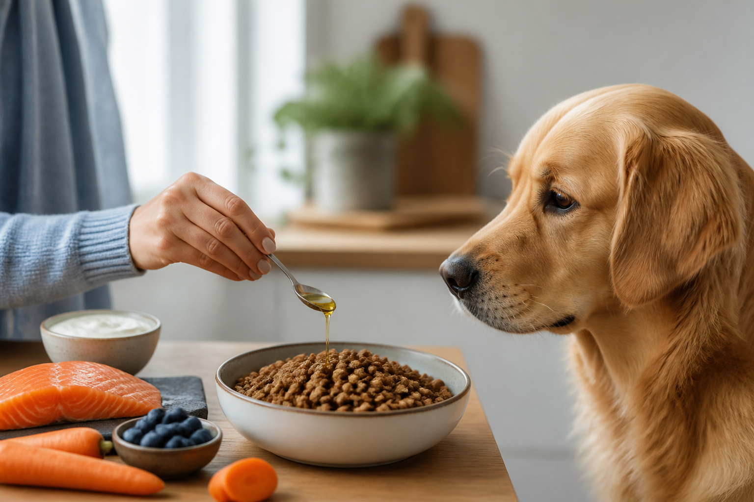What to Put on Dog Food for Dry Skin
