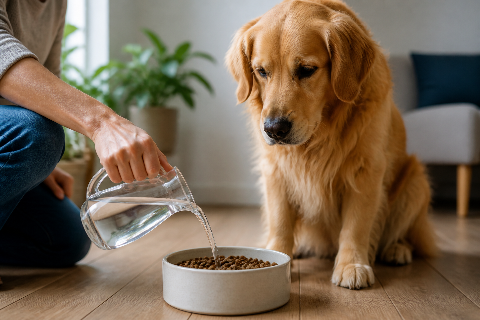 Should I Put Water on My Dogs Dry Food?