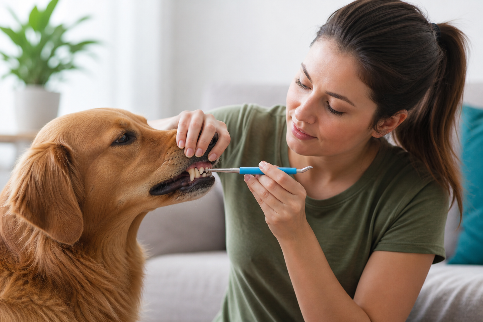 How to Clean Dogs Teeth with Dental Tools