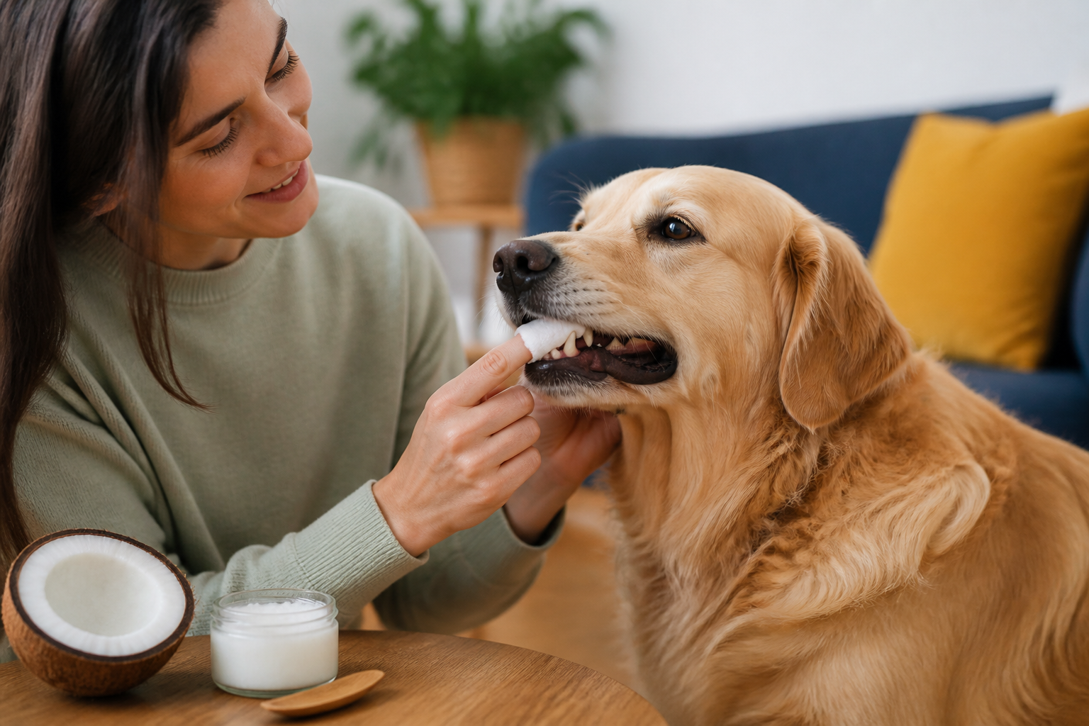 Is Coconut Oil Good to Clean Dogs Teeth?