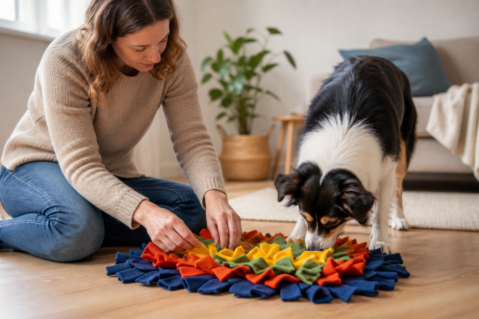 How to Create a Homemade Snuffle Mat for Your Dog