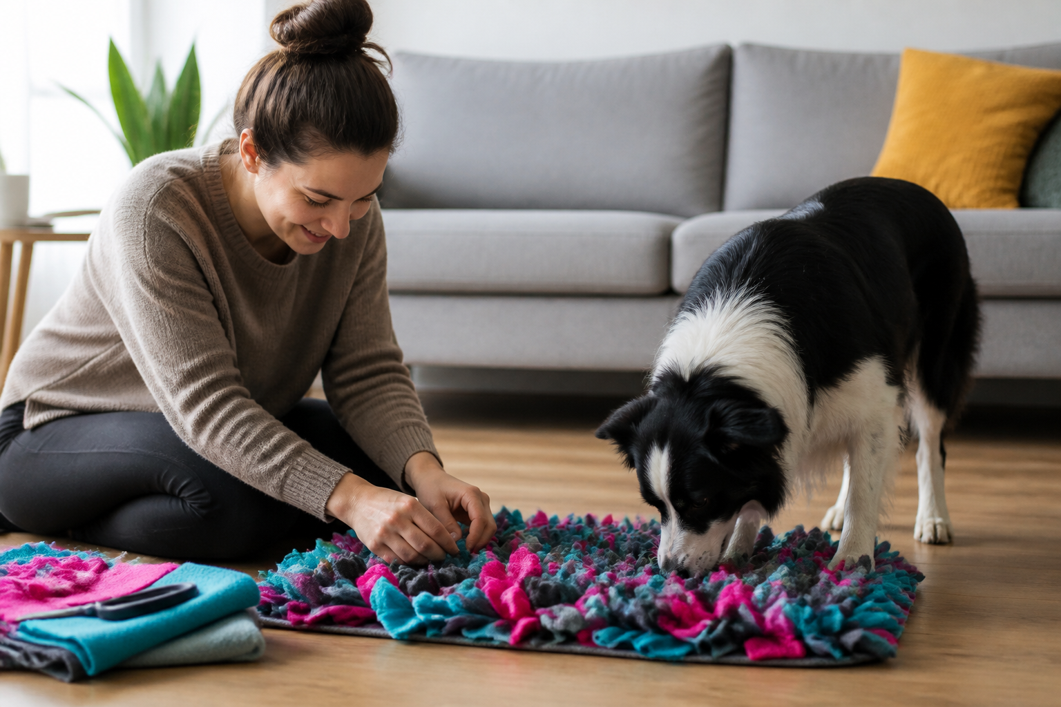 How to Create a DIY Dog Snuffle Mat for Enrichment