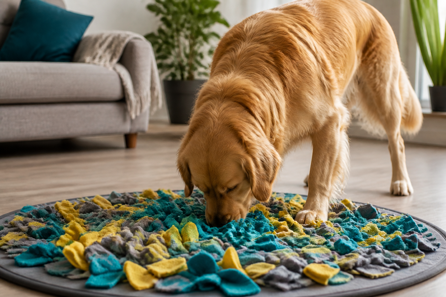 Why a Large Snuffle Mat Is the Ultimate Brain Game for Big Dogs