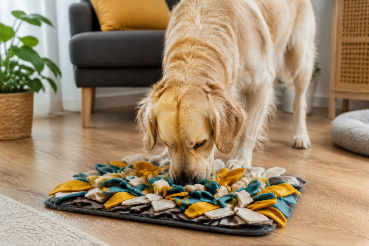How a Pet Snuffle Mat for Dogs Boosts Mental Health and Enrichment