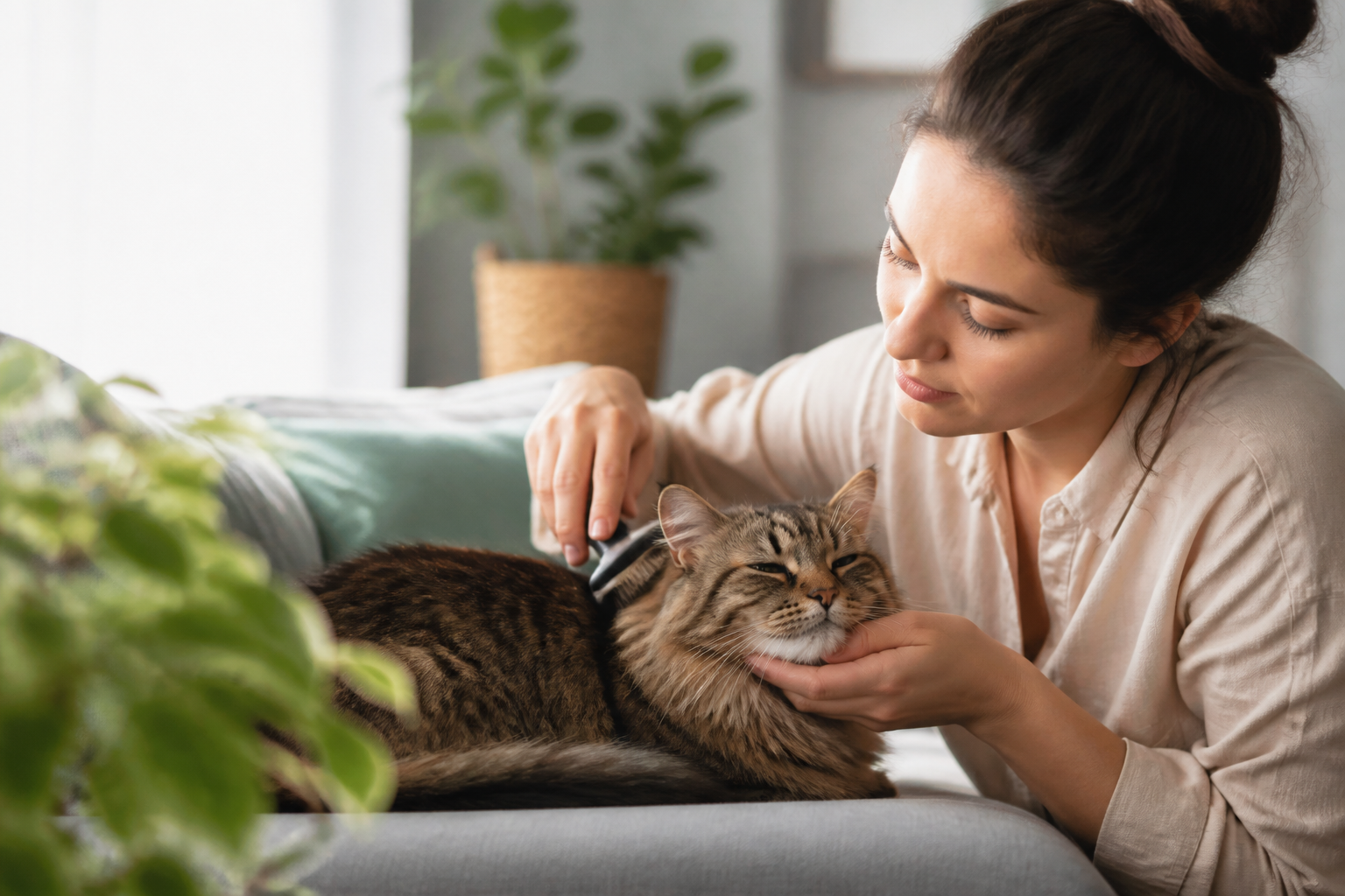 Managing Cat Stress Dandruff and Flaky Skin