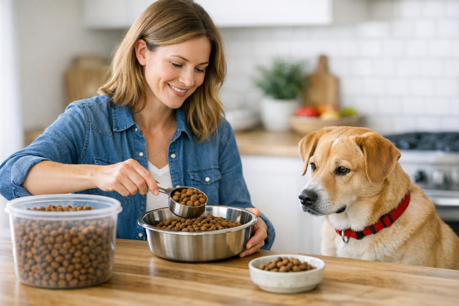 How Much Dry Dog Food for 55 Lb Dog: A Sizing and Portion Guide